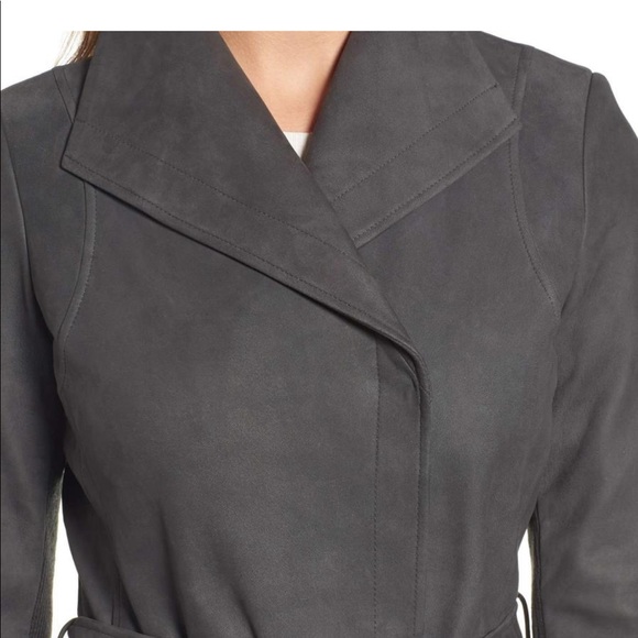 Elie Tahari leather coat NWT - Picture 5 of 8